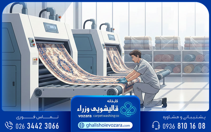 خدمات قالیشویی کرج تضمینی وزرا